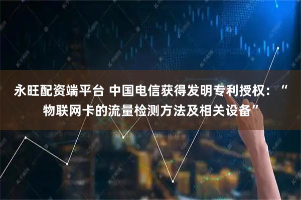 永旺配资端平台 中国电信获得发明专利授权：“物联网卡的流量检测方法及相关设备”